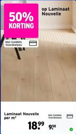 GAMMA Laminaat Nouvelle aanbieding