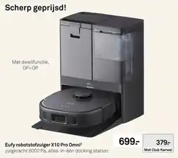 Karwei Eufy robotstofzuiger X10 Pro Omni² aanbieding