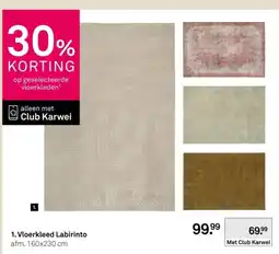 Karwei Karwei Vloerkleed Labirinto aanbieding