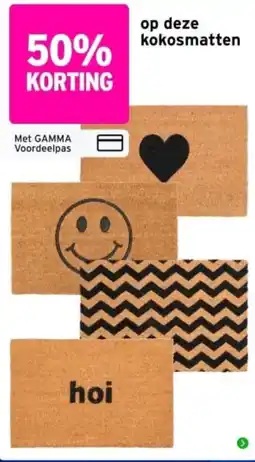 GAMMA gamma kokosmatten aanbieding