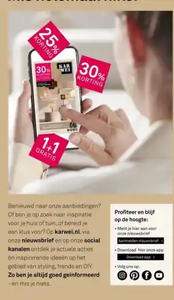 Karwei karwei aanbieding