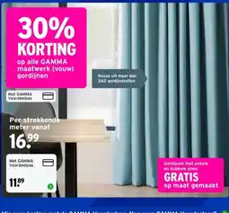GAMMA gamma gordijnen aanbieding