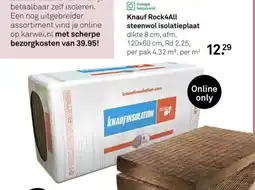 Karwei Knauf Rock4All steenwol isolatieplaat aanbieding