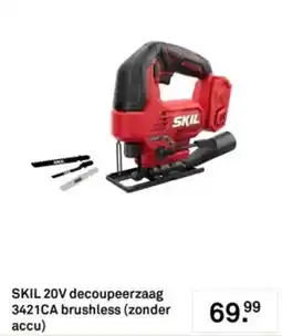 Karwei SKIL 20V decoupeerzaag 3421CA brushless aanbieding