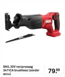 Karwei SKIL 20V reciprozaag 3471CA brushless aanbieding