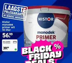 GAMMA Histor monodek primer wit aanbieding