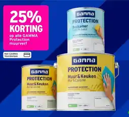 GAMMA Gamma Protection muurverf aanbieding