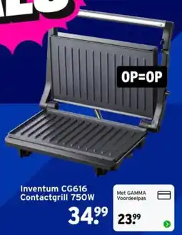GAMMA Inventum Contactgrill aanbieding