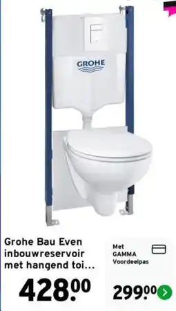 GAMMA Grohe Bau Even aanbieding