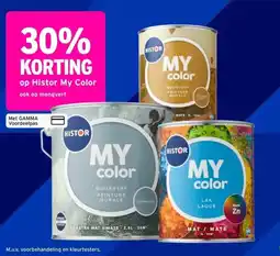 GAMMA Histor my color aanbieding