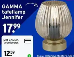 GAMMA gamma tafellamp jennifer aanbieding