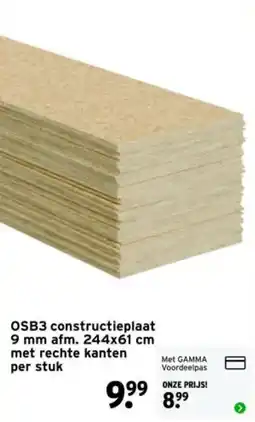 GAMMA OSB3 constructieplaat aanbieding