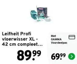GAMMA Leifheit Profi vloerwisser XL aanbieding