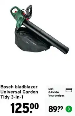 GAMMA Bosch bladblazer Universal Garden Tidy 3-in-1 aanbieding