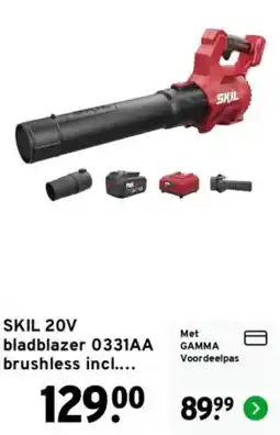 GAMMA SKIL 20V bladblazer 0331AA aanbieding