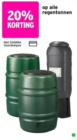 GAMMA gamma regentonnen aanbieding