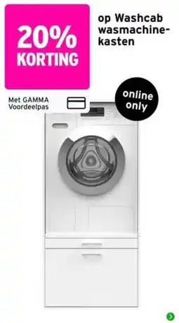 GAMMA Washcab wasmachine-kasten aanbieding