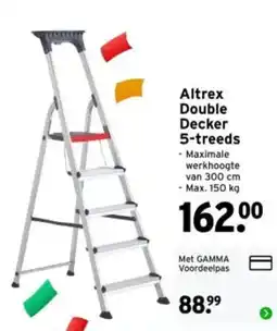 GAMMA Altrex Double Decker 5-treeds aanbieding