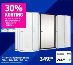 GAMMA Atlantic douchecabine Silas aanbieding