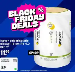 GAMMA Isover zolderisolatie glaswol aanbieding