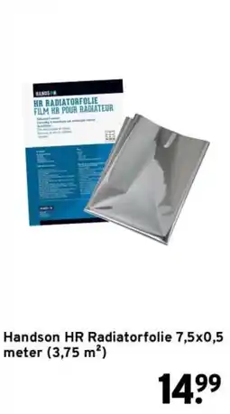 GAMMA Handson HR Radiatorfolie aanbieding