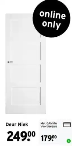 GAMMA Deur Niek aanbieding