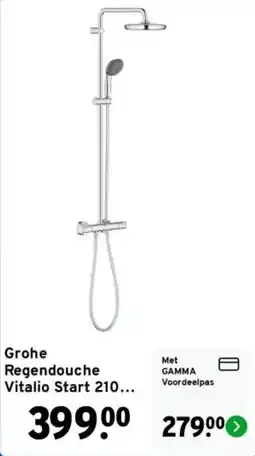 GAMMA Grohe Regendouche Vitalio Start 210... aanbieding
