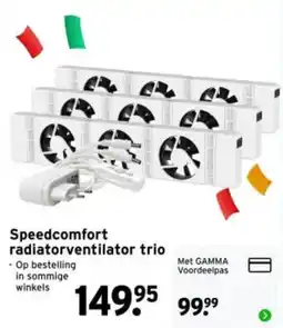 GAMMA Speedcomfort radiatorventilator trio aanbieding