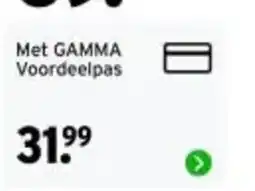 GAMMA Met GAMMA Voordeelpas aanbieding