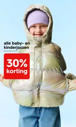HEMA alle baby- en kinderjassen aanbieding