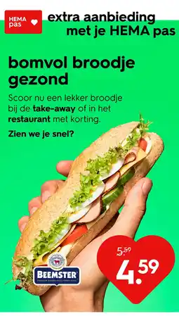 HEMA beemster bomvol broodje aanbieding