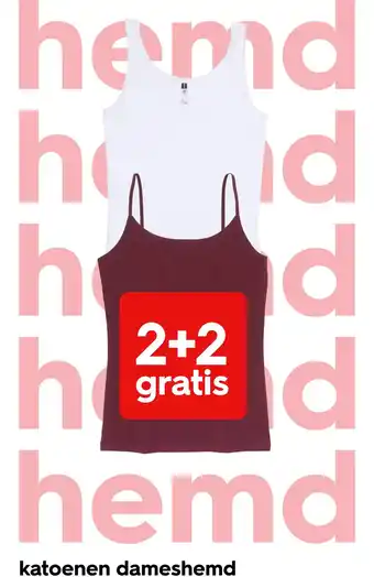 Katoenen dameshemd