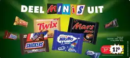 Kruidvat Keuze uit snickers, twix, mars en milkyway minis aanbieding