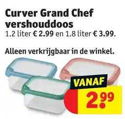 Kruidvat Curver Grand Chef vershouddoos aanbieding