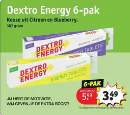 Kruidvat Dextro Energy 6-pak aanbieding
