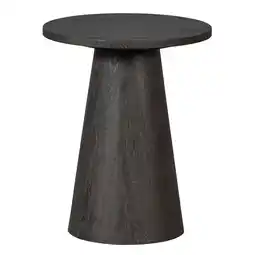 Wehkamp WOOOD Maan Salontafel - MDF - Donkerbruin - 50x40x40 aanbieding
