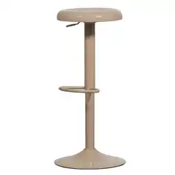 Wehkamp WOOOD Isaac Barkruk - Metaal - Zand - 81x39x39 aanbieding