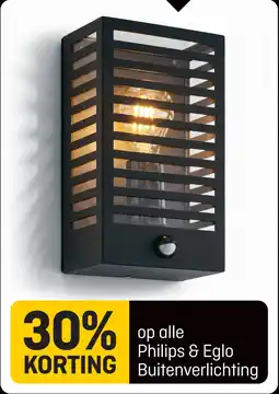 Hubo Philips & Eglo Buitenverlichting aanbieding