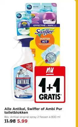 Jumbo Alle Antikal, Swiffer of Ambi Pur Toiletblokken aanbieding