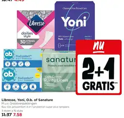 Jumbo Libresse, Yoni, O.b. of Sanature aanbieding