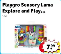 Kruidvat Playgro Sensory Lama Explore and Play Speelset aanbieding