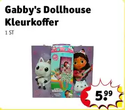 Kruidvat Gabby's Dollhouse Kleurkoffer aanbieding