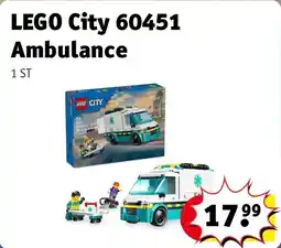 Kruidvat LEGO City 60451 Ambulance aanbieding