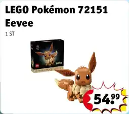 Kruidvat LEGO Pokémon 72151 Eevee aanbieding