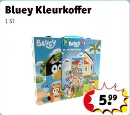 Kruidvat Bluey Kleurkoffer aanbieding