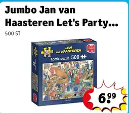 Kruidvat Jumbo Jan van Haasteren Let's Party Puzzel aanbieding