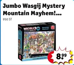 Kruidvat Jumbo Wasgij Mystery Mountain Mayhem! Puzzel aanbieding