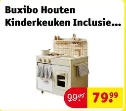 Kruidvat Buxibo Houten Kinderkeuken Inclusief Accessoires en Keukengerei Speelkeuken aanbieding