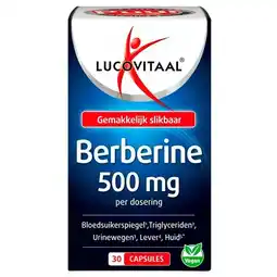 Trekpleister Lucovitaal Berberine 50mg Capsules aanbieding