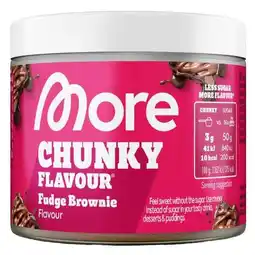 Trekpleister More Fudge Brownie Chunky Flavour aanbieding